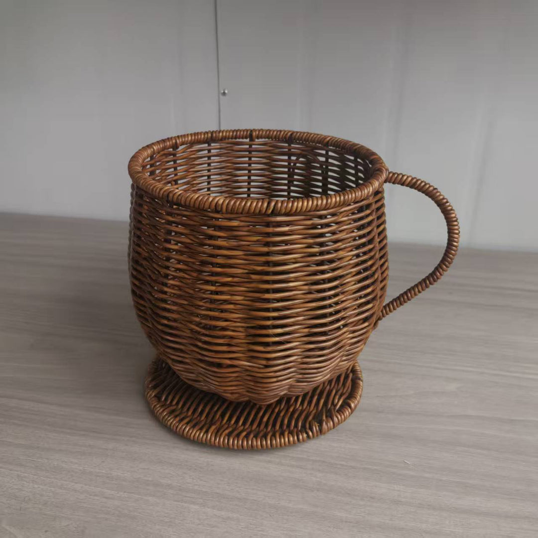 Handcrafted Natural Wicker Planter Kalsten