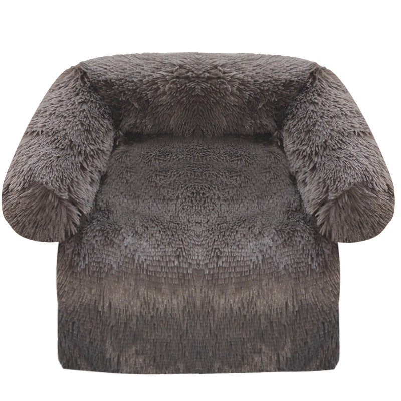 Plush Comfort Lounge Chair Dog Bed