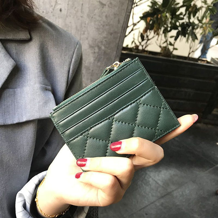 Quilted Leather Cardholder