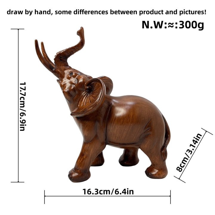 Creative elephant figurine with colorful design Kalsten