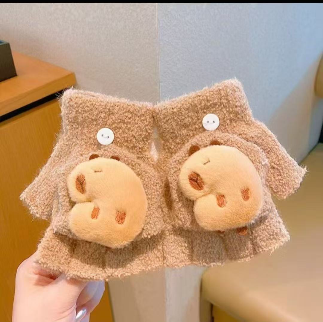 Cute Animal-Themed Fingerless Gloves Kalsten 1790553461