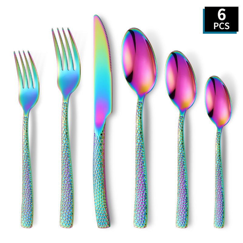 Stylish and Colorful Cutlery Set Made of Stainless Steel Kalsten