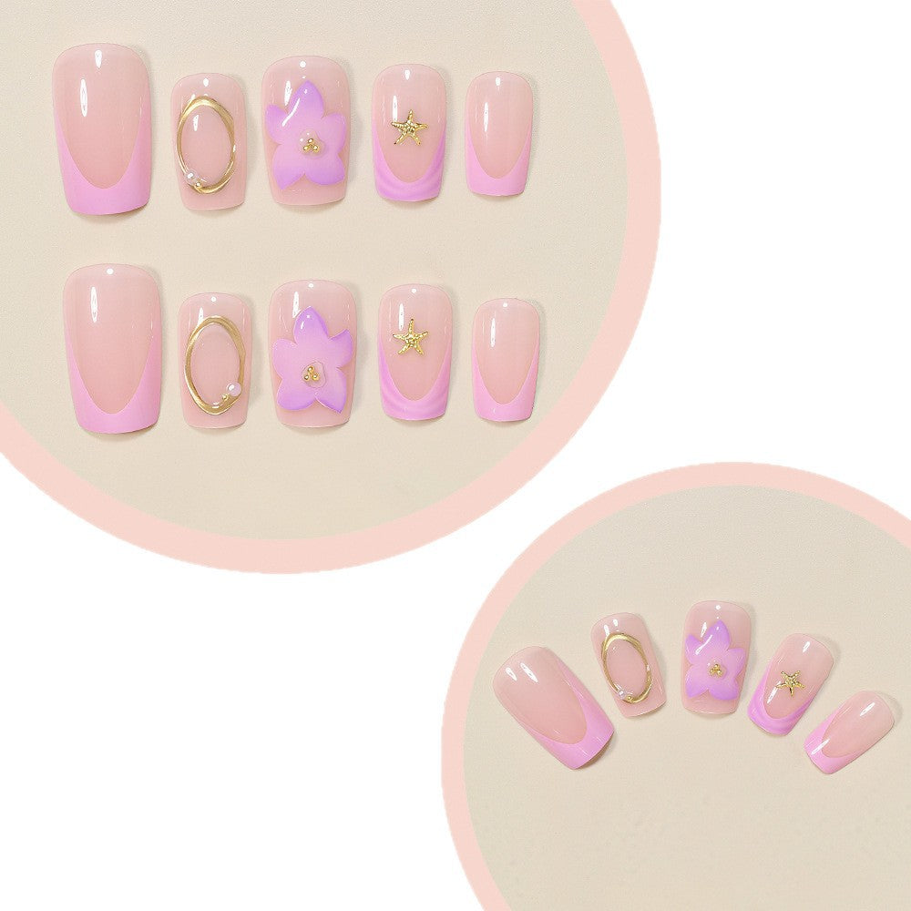 Artistic Press-On Nail Design Set Kalsten