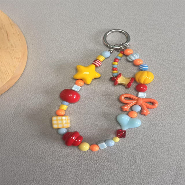 Playful Beaded Charm Keychain Kalsten 1790134757