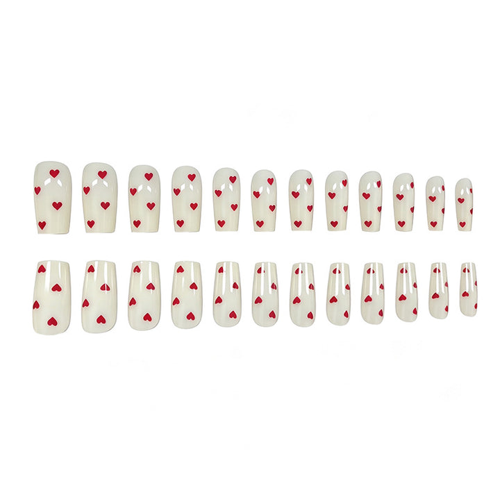Decorative Heart Accented Nail Art Kalsten
