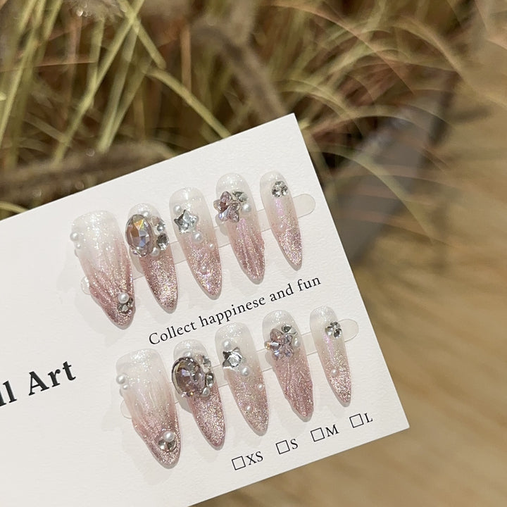 Gleaming Stiletto Nail Art Set