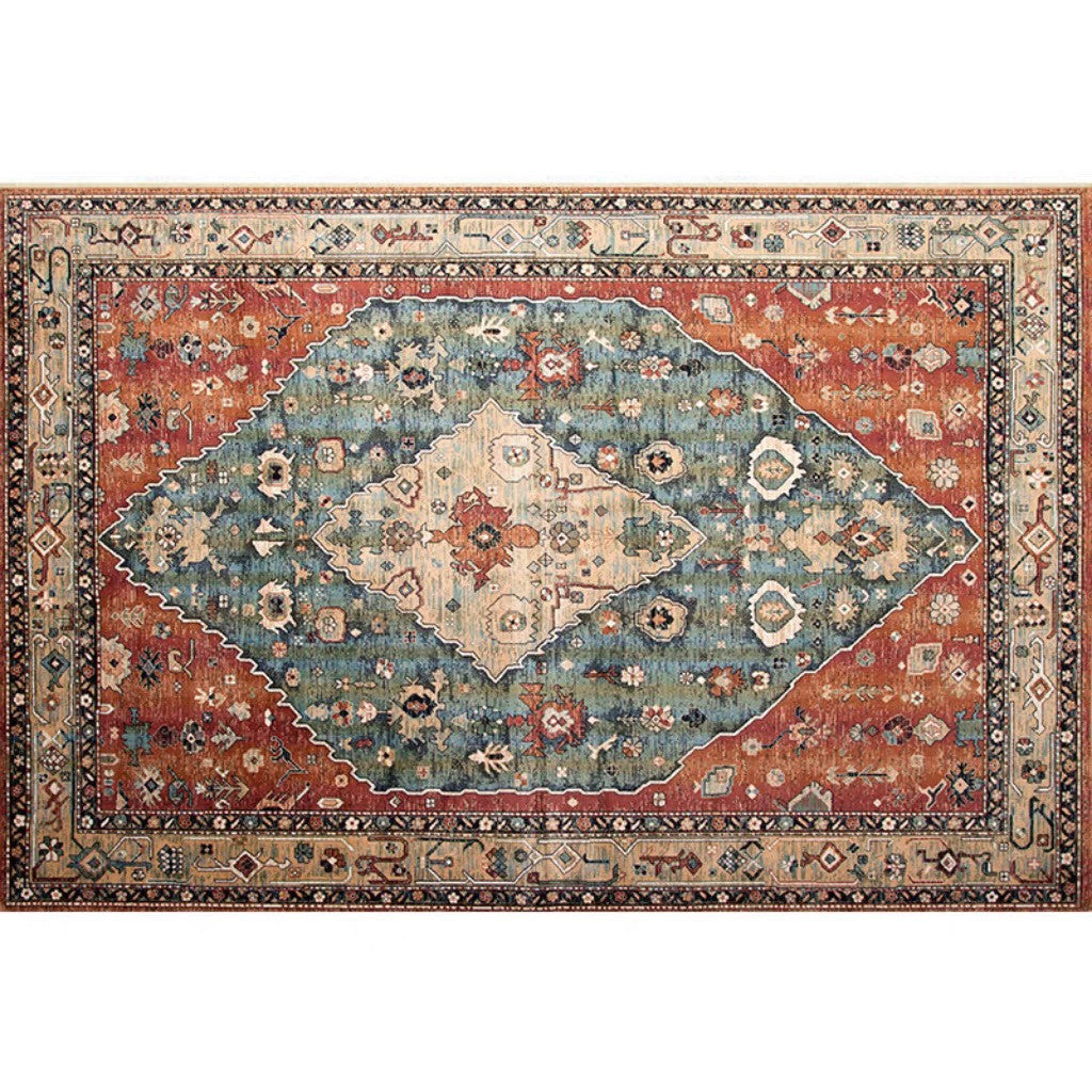 Vintage-Inspired Oriental Area Rug