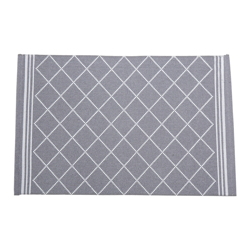 Living and entrance area mat with diamond pattern Kalsten