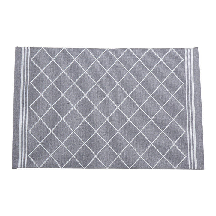 Living and entrance area mat with diamond pattern Kalsten