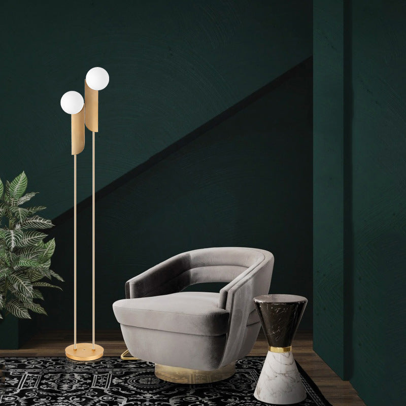 Modern Dual-Head Floor Lamp