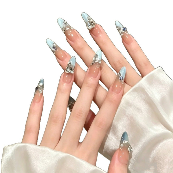 Artistic Floral Press-On Nail Set Kalsten