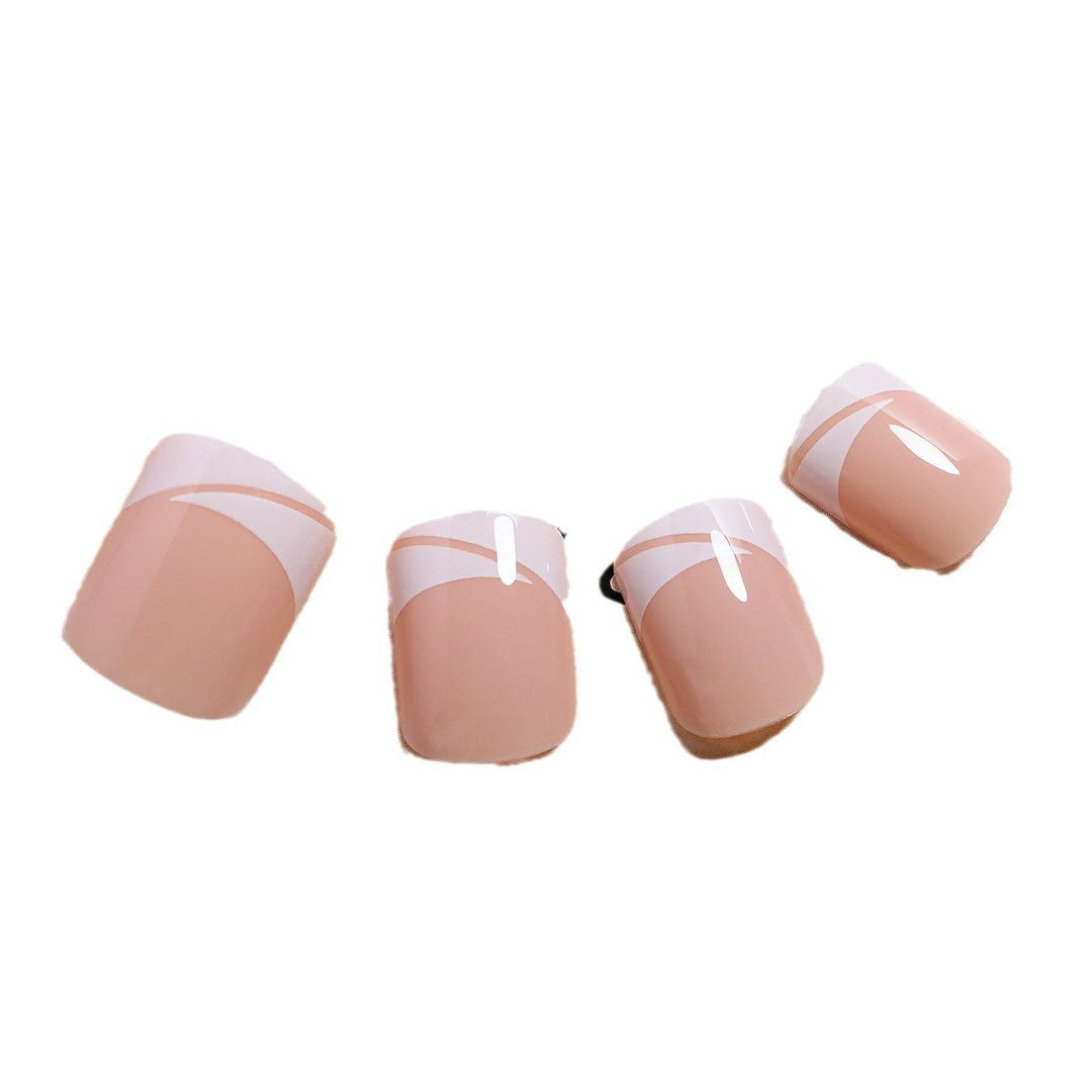 Elegant French Tip Press-On Nails Kalsten
