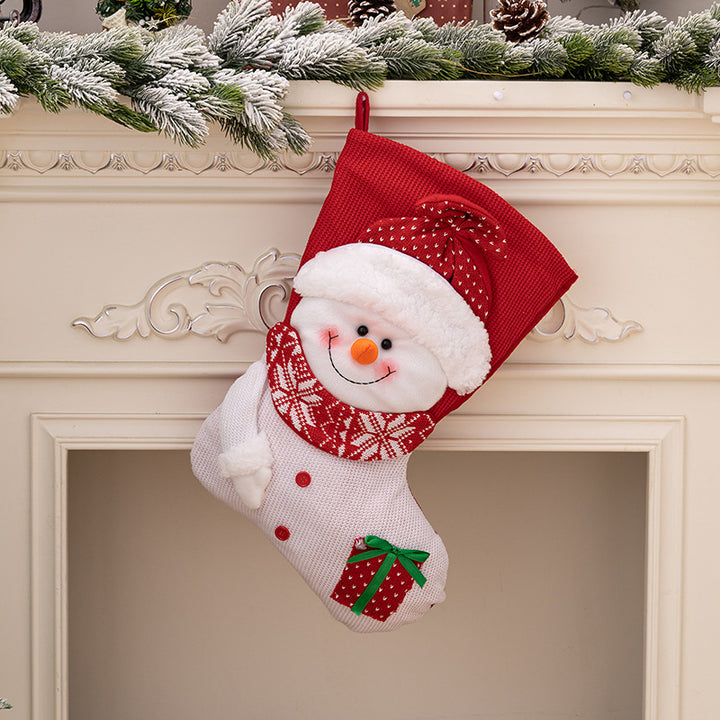 Festive Christmas stocking with nostalgic design Kalsten