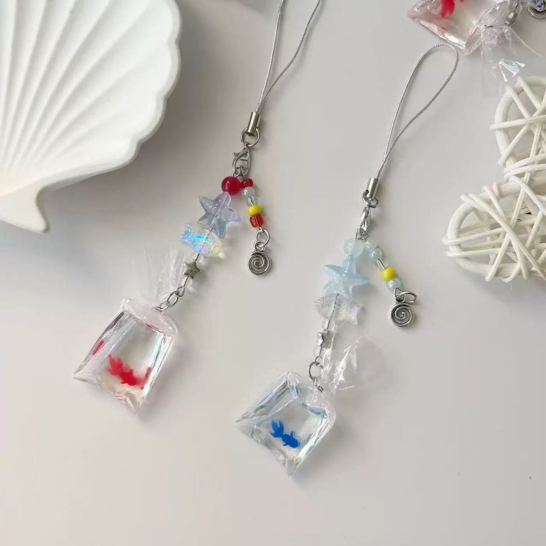 Decorative Goldfish Charm Phone Lanyard Kalsten
