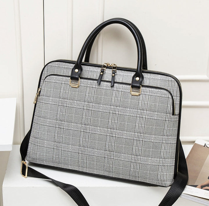 Elegant Laptop Bag in Luxurious Crocodile Look Kalsten