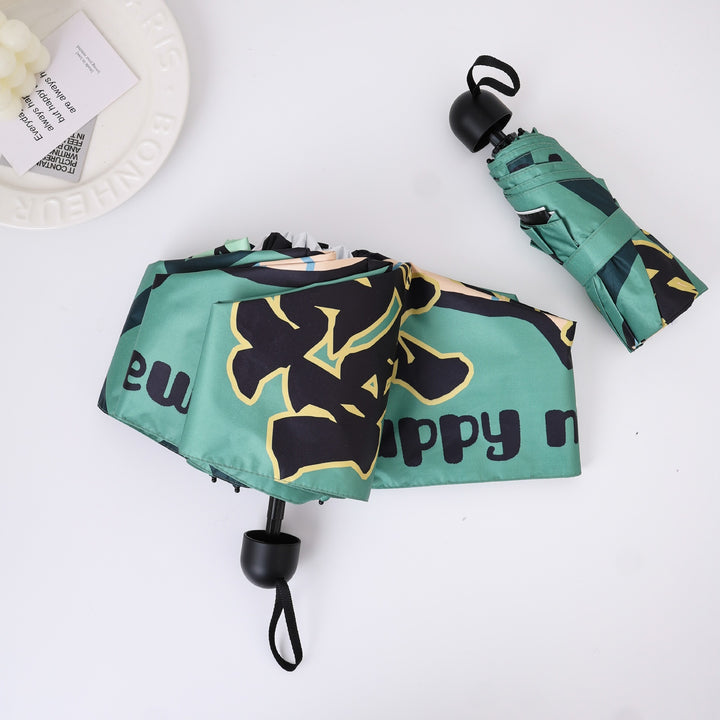 Ladies creative folding umbrella with graphic design Kalsten