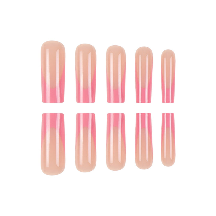 High-Gloss Long Press-On Nail Extensions Kalsten