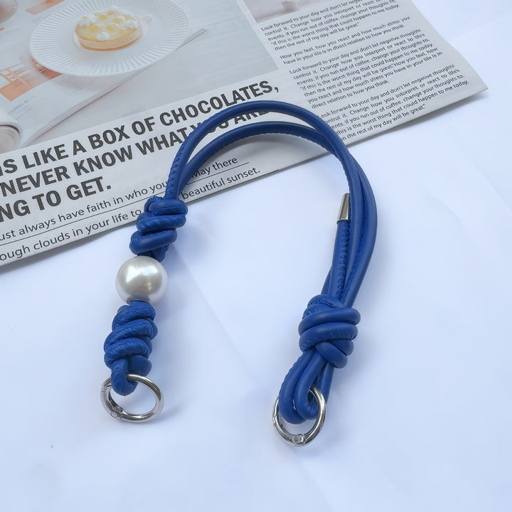 Elegant Knotted Leather Keychain Holder Kalsten