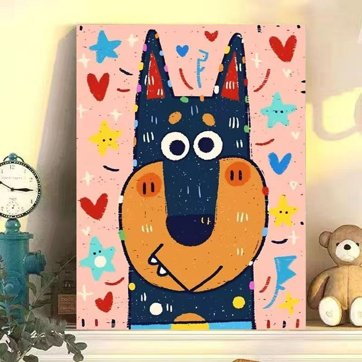 Playful Cat-Themed Canvas Wall Art Kalsten