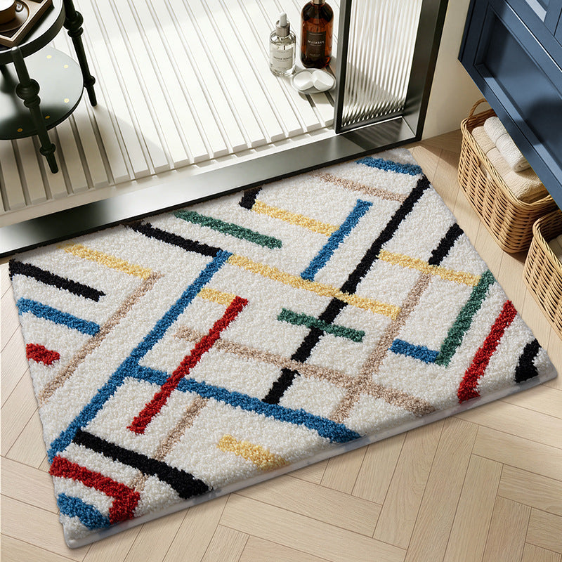 Artistic Abstract Bath Mat Kalsten