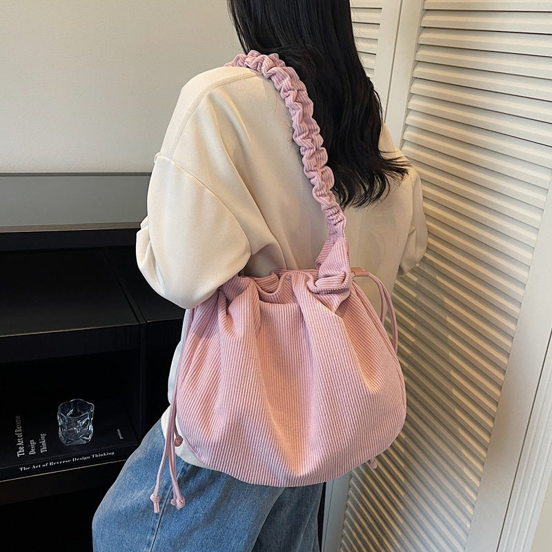 Textured Slouchy Handbag