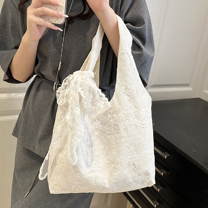 Embroidered Reusable Shopping Tote