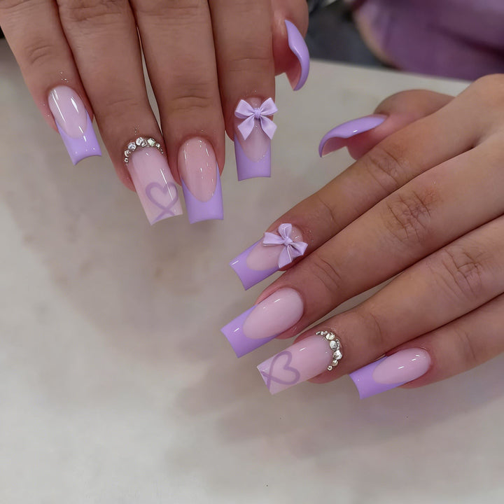Decorative Heart and Bow Nail Art Set Kalsten