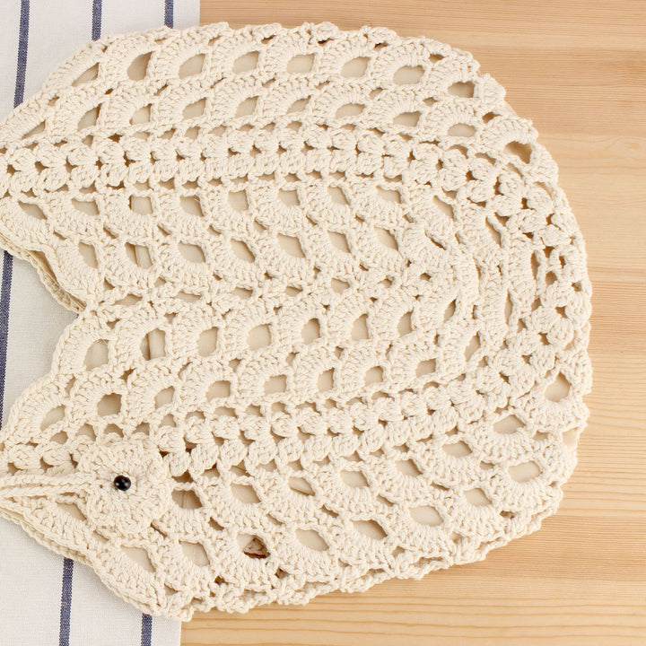 Hand-knotted tote bag with filigree pattern Kalsten