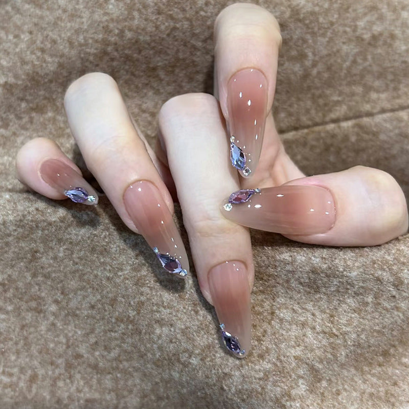 Decorative Glittery Press-On Nail Tips Kalsten