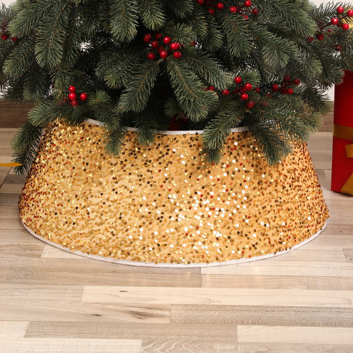 Decorative Sequin Tree Skirt