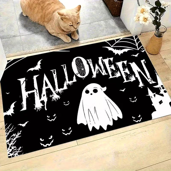 Halloween-Themed Welcome Mat