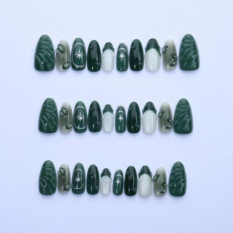 Decorative Three-Dimensional Resin Press-On Nails Kalsten