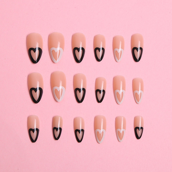 Floral Decorated Press-On Nail Set Kalsten