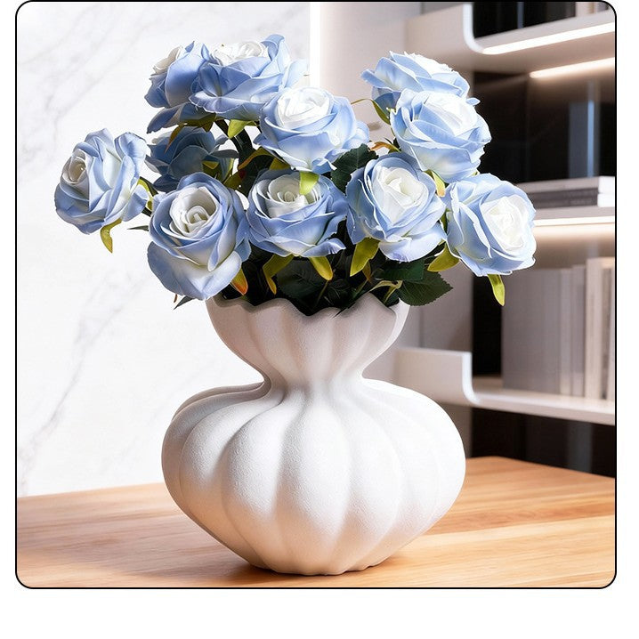 Decorative Sculptural Vase for Home Decor Display