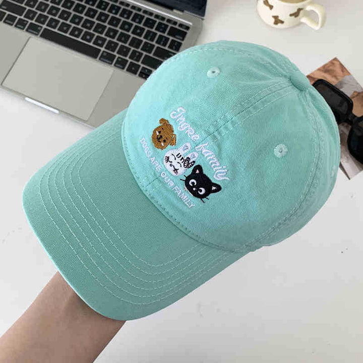 Women's Playful Embroidered Animal Cap Kalsten