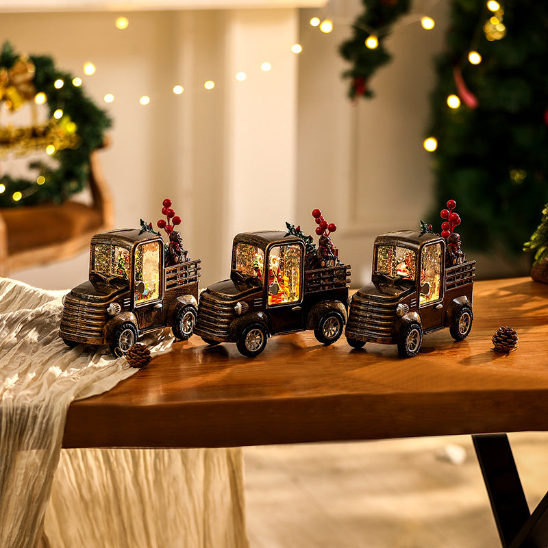 Decorative truck model with Christmas lighting Kalsten