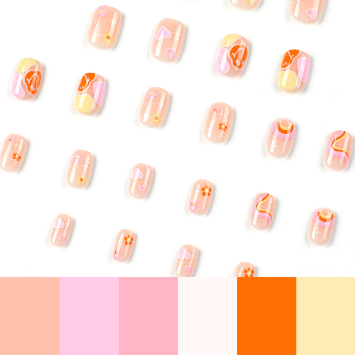 Creative nail designs with colorful patterns Kalsten