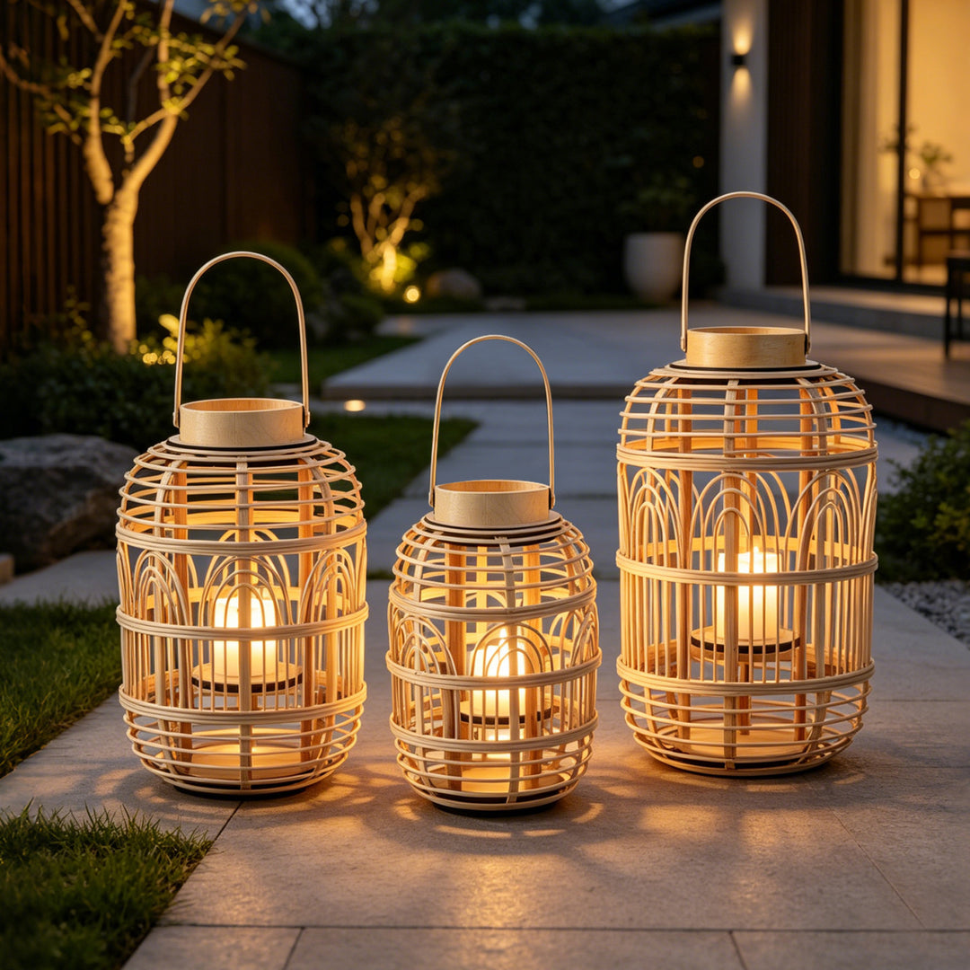 Decorative Rattan Lantern Kalsten