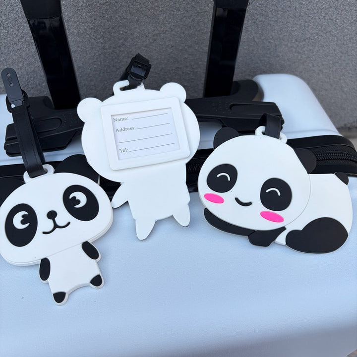 Panda-Themed Luggage Identifier Kalsten