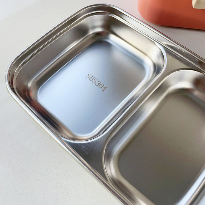 Dual-Compartment Insulated Lunch Box