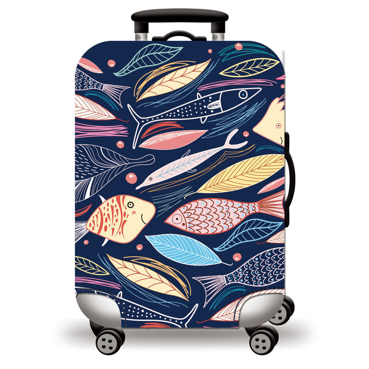 Hard Shell Luggage with Earth Design Kalsten