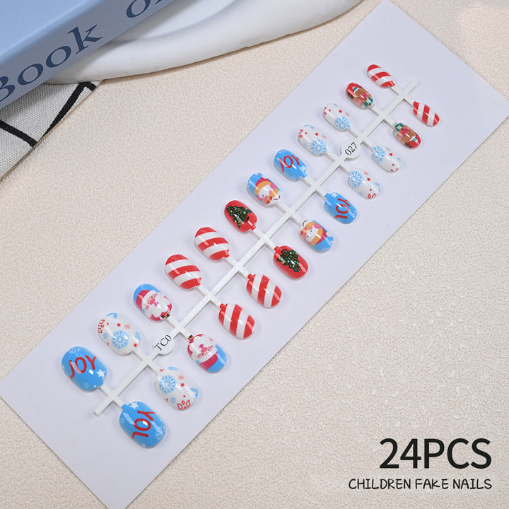 Children's Fun-Themed Press-On Nail Set Kalsten