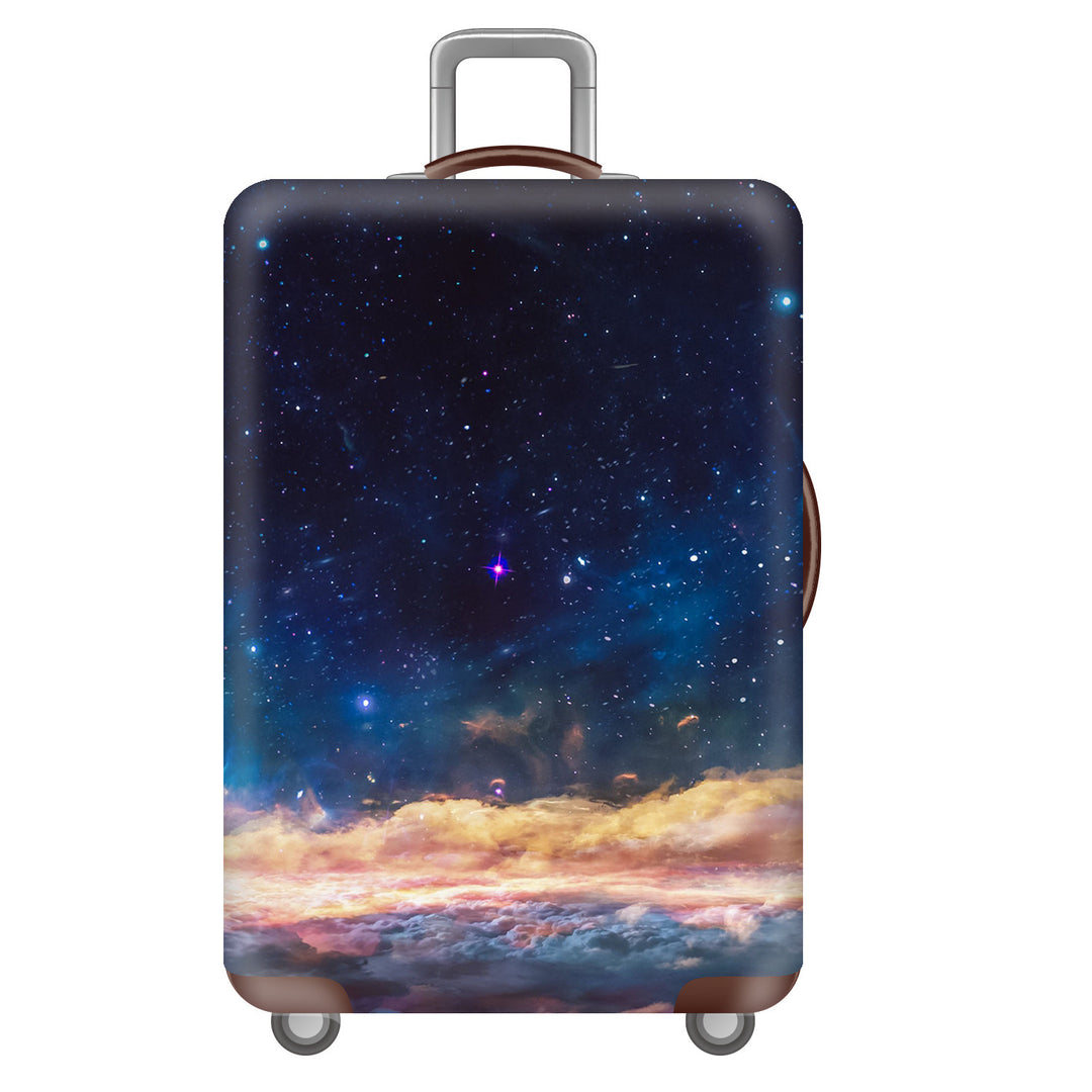 Unisex Hard-shell Suitcase with Impressive Futuristic City Design Kalsten