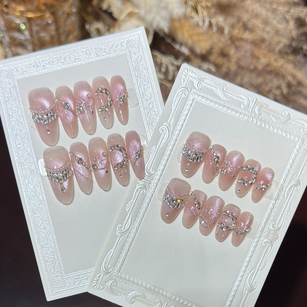 Artistic Stiletto Nail Art Design Kalsten