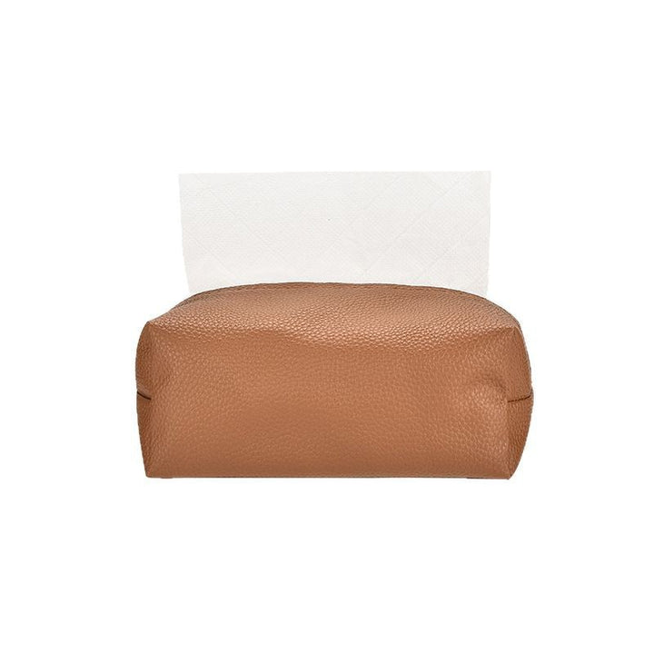 Premium Leather Tissue Box Cover Kalsten