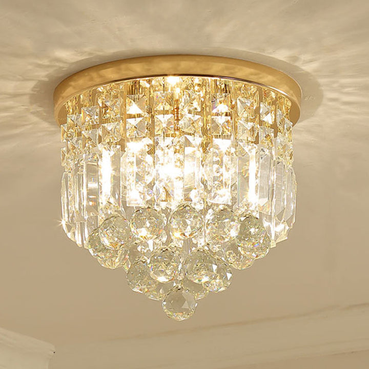 Crystal Flush Mount Ceiling Light