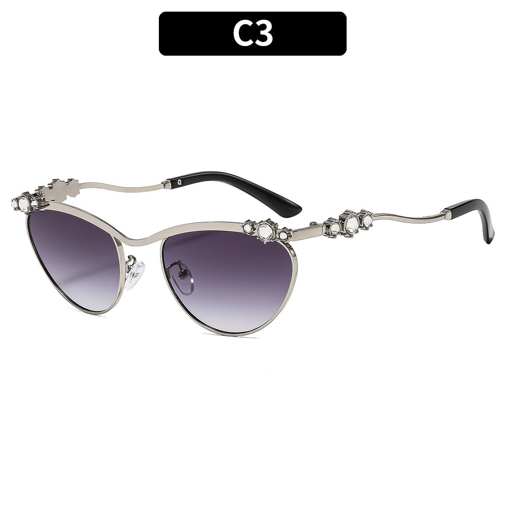 Ornate Cat-Eye Sunglasses