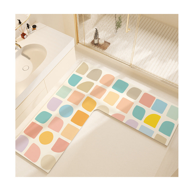 Non-Slip Colorful Bathroom Mat Kalsten
