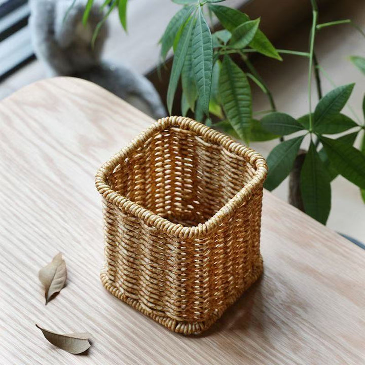 Handwoven Decorative Storage Bin Kalsten