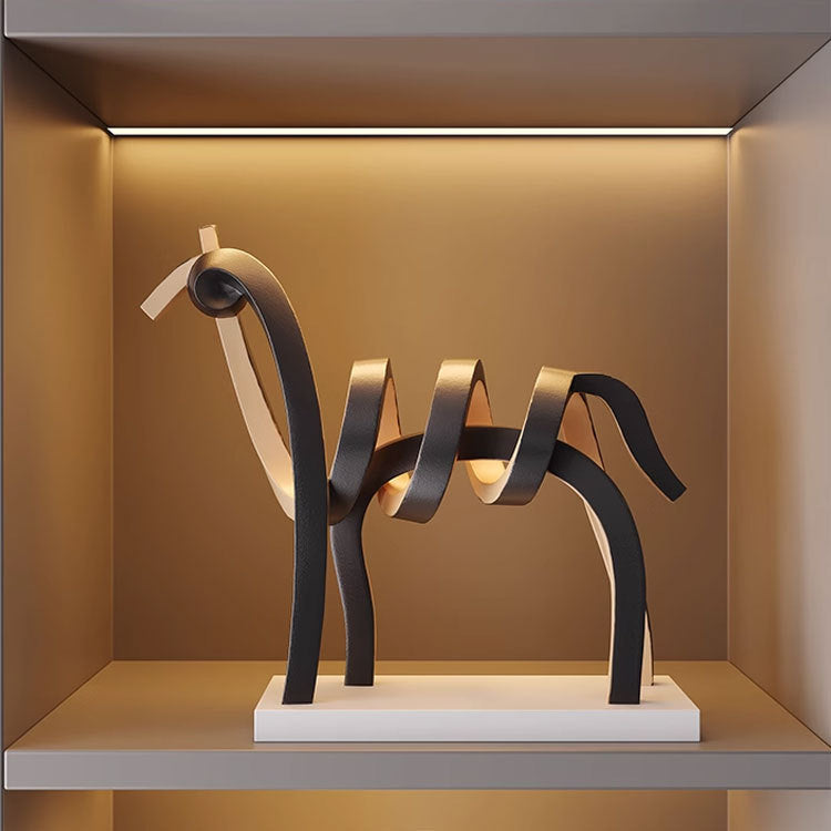 Abstract Decorative Horse Sculpture